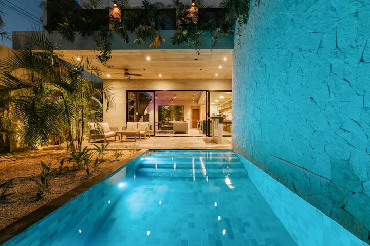 Luxe 5bdr Residence:jacuzzi, Pool,concierge & Chef - Tulum