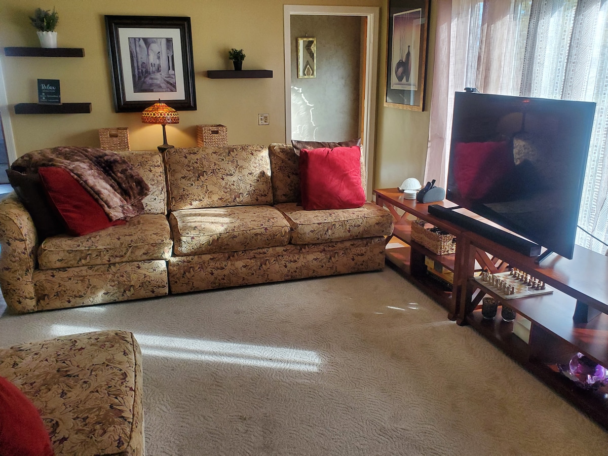 Successful Airbnb property: Cozy oasis 20 min from Nia. Falls & Bills Stadium in Cheektowaga