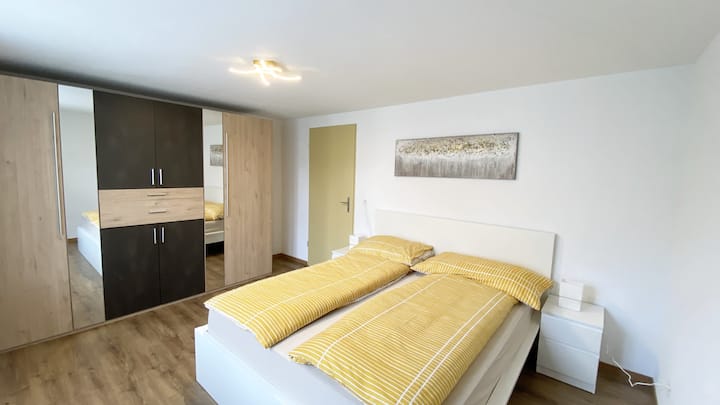 Kitanda cha mara mbili 180 x sentimita 200, mwonekano wa bustani