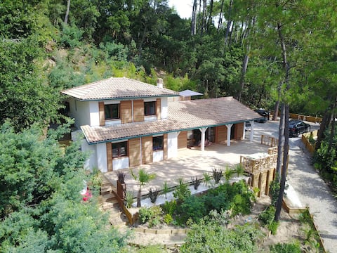 Top Airbnb: Beautiful Californian villa with hot tub! à Soorts Hossegor