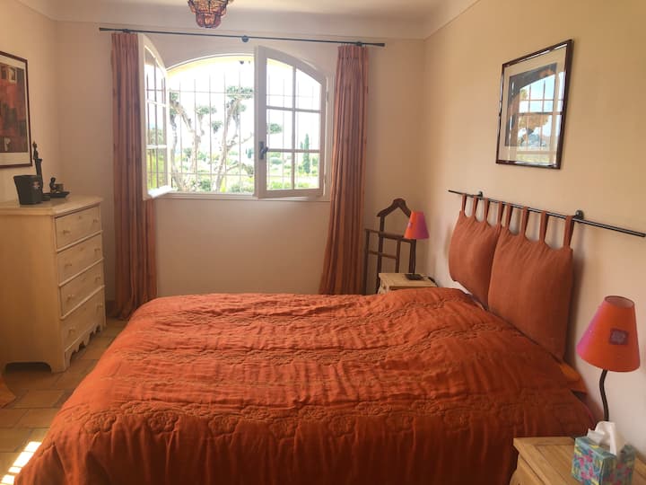 Master bedroom located on ground floor, private shower , toilet , dressing room 
