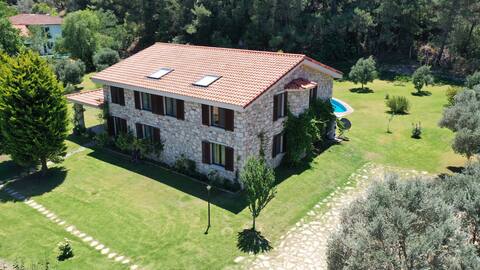 A spacious villa with a private pool
