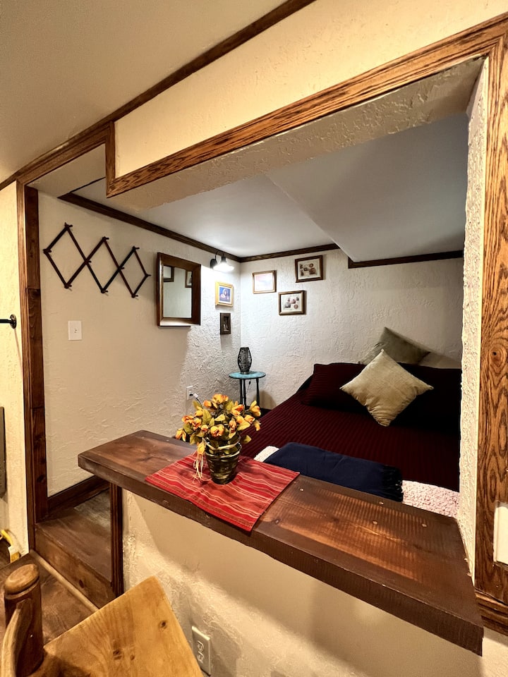 略带阁楼的睡眠区。 