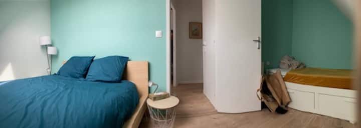 Dormitorio 2 cama 140 X200 y Cama 80 X 200