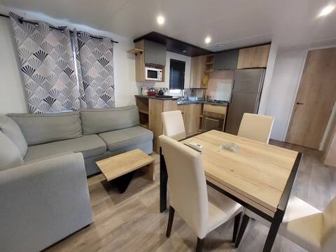 Mobil-Home 40m2.  6 pers. air-conditioned