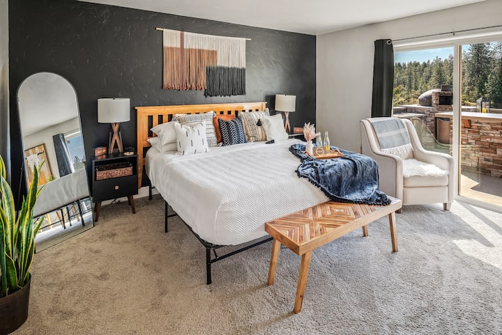 Master Bedroom with king size bed