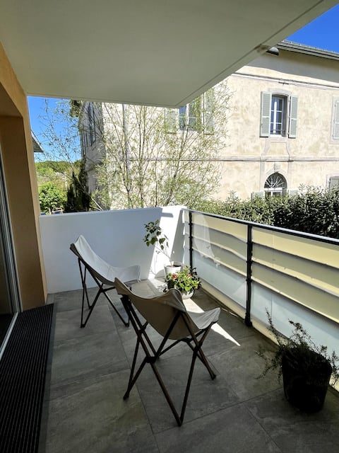 Peaceful apartment with balcony in Viry