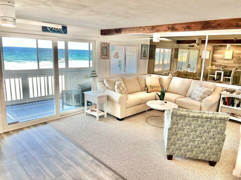 Oceanfront, private porch, unobstructed  views