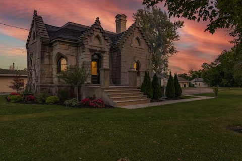 The Chez Heron. A small gothic castle in Chaumont