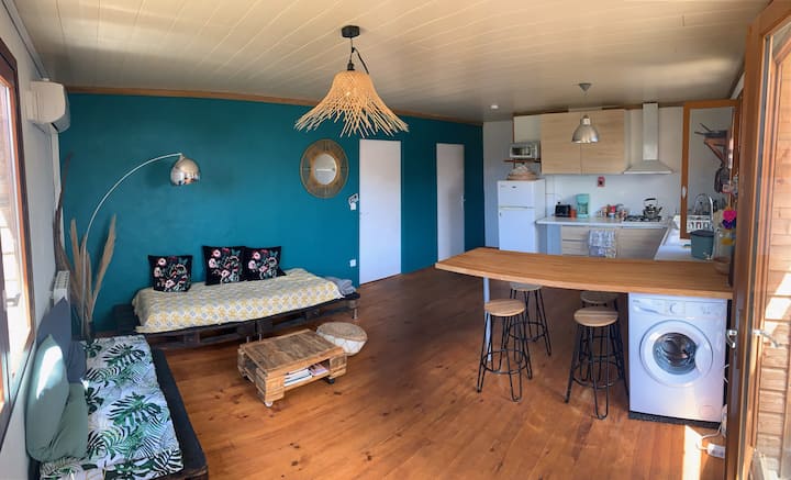Charmante Maison En Bois Près De L'océan. - Saint-Julien-en-Born
