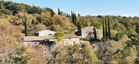 Ardèche w/ swimming pool near Gorges Drôme Trails