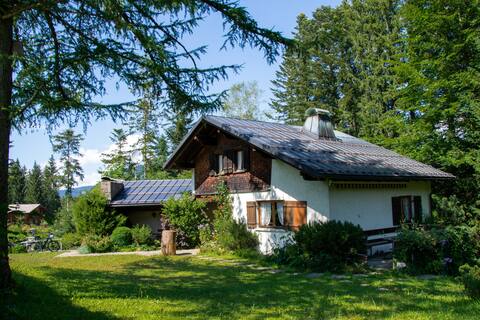 Vacation home surrounded by greenery