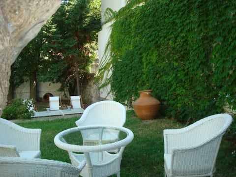 19th century lovely town mansion with garden