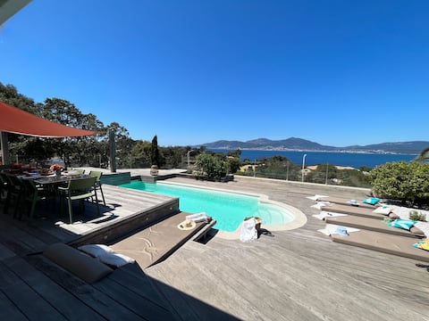 Luxury Villa Panoramic Gulf of Ajaccio Views