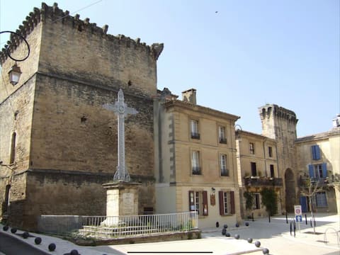 Historic Castle near Uzès and Pont-du-Gard