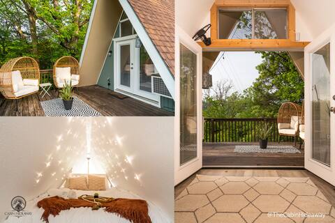 ♥The Cabin Hideaway: Ozark tiny A-frame w/ a view!