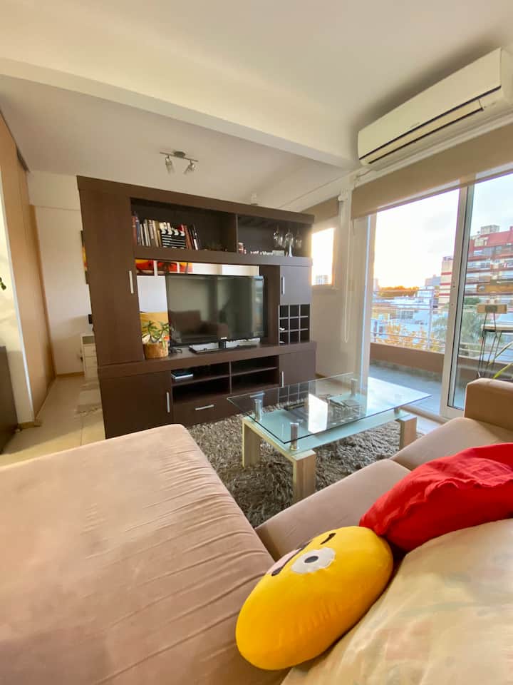 Loft equipado de 1 dormitorio en Monte Castro