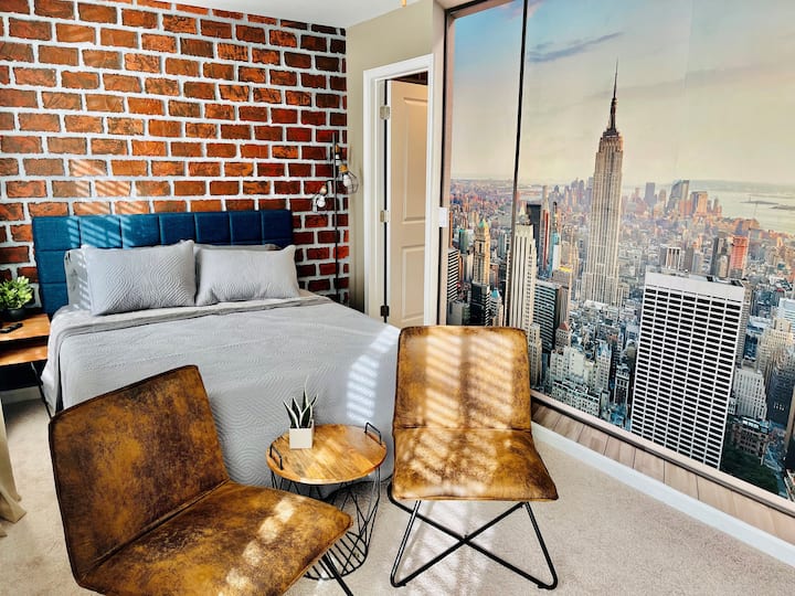 Décoration unique et confortable, vous ne regretterez pas d'avoir séjourné ici.