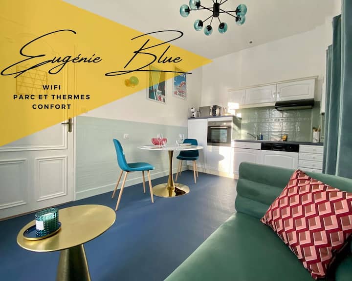 L'Eugénie Blue 2* Quiet & Parks & Thermas Apartments for Rent in
