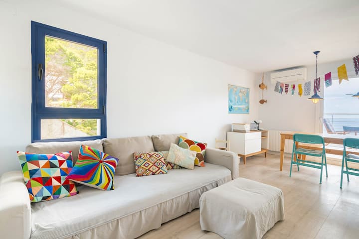Seafront Duplex! 2 Panoramic Terraces, Pool & Wifi - Costa Brava (Spain)