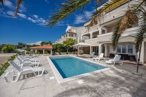 Tolo Apartments for 14 on the Beach & with Pool