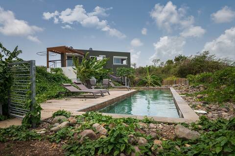 Nature & relaxation: T3 with pool in Petit Canal