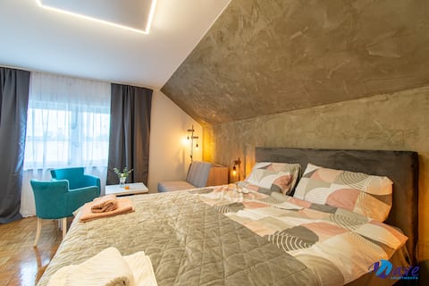 Newly renovated, two-bedroom apartment for up to 4 people.