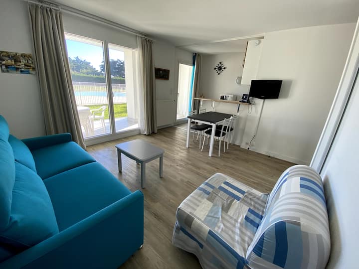 Appartement 2 Pièces Dans Résidence Avec Piscine - Batz-sur-Mer