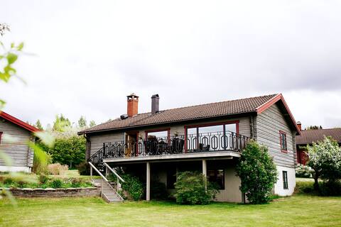 Log house in Rättvik overlooking Lake Siljan