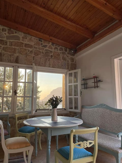 RODITIS - WARM / COMFORTABLE HOUSE WITH A WONDERFUL VIEW