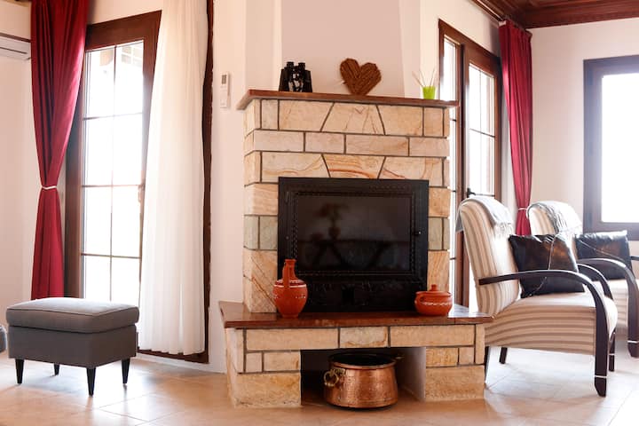 Deniz Ve şEhir Manzaralı,  Müstakil Duplex Konut - Datça