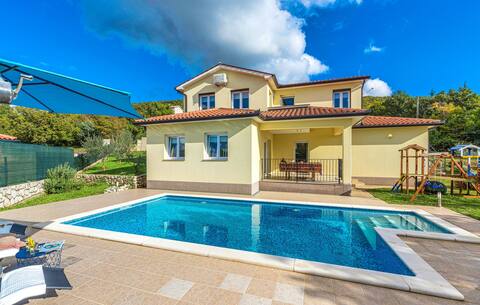 Modern villa with pool near the sea