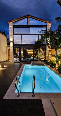 Villa Armenus, pool, jacuzzi, garden, view, quiet