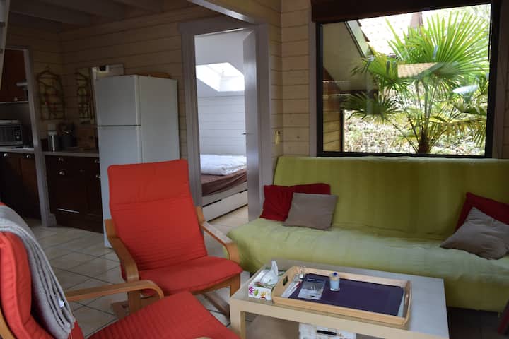 Chalet Dans Camping Au Bord Du Lac - Biscarrosse