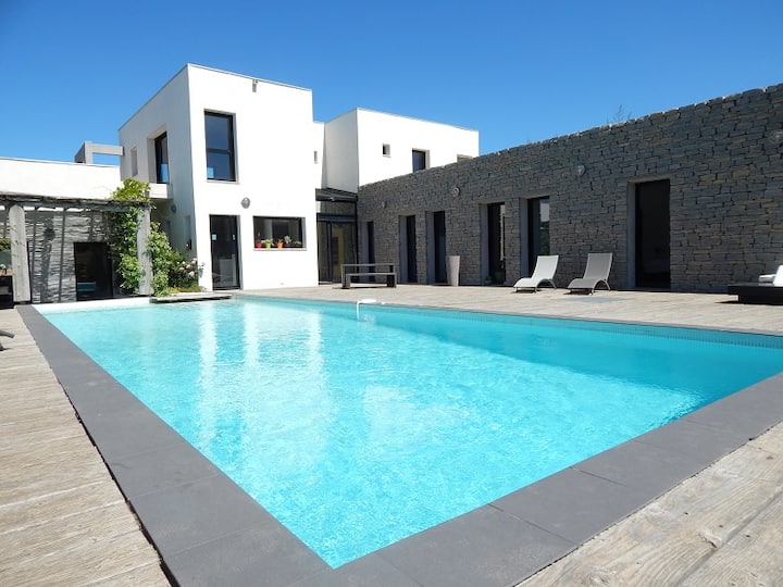 Villa Avec Piscine Et Sauna Près Du Golf - Saint-Gély-du-Fesc