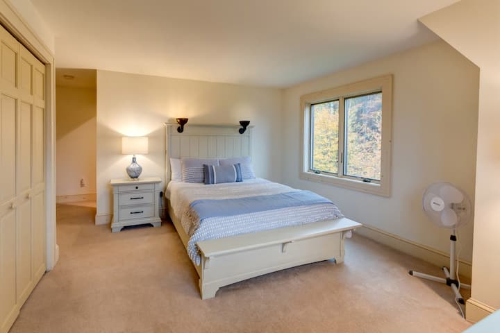 Bedroom 3 of 4 is on the second floor. Soon to feature a queen bed, ensuite and magnificent views.   