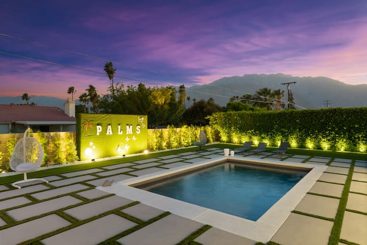 Luxury 4bd Palm Springs Mansion Pool Spa Game Room - Palm Springs, CA
