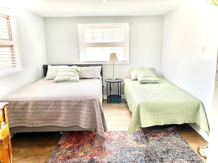 Upstairs Queen & Single Bedroom