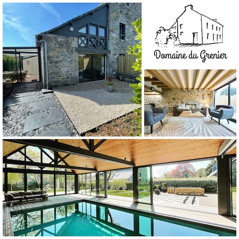 Cottage with terrace, veranda & indoor pool