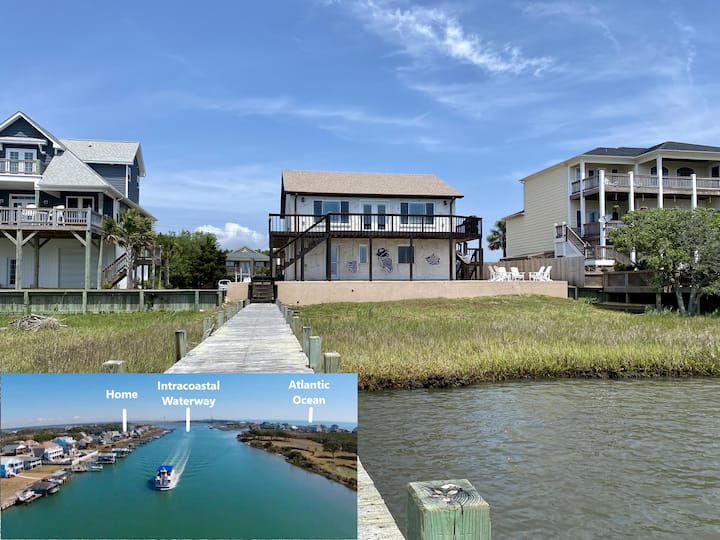 Waterfront Home w/ Dock, Kayaks, Firepit, Gameroom