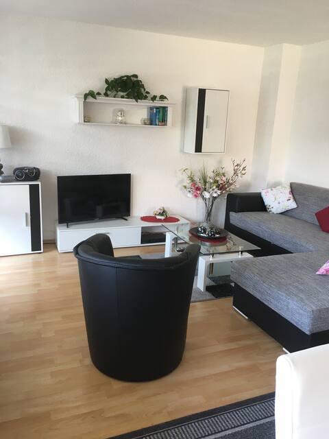 Entire property with terrace and garden.