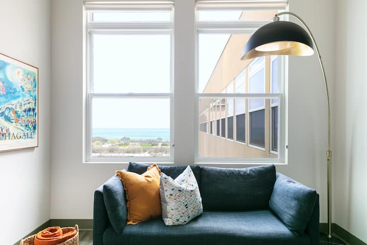 Sit. Relax. Get comfy on our couch. 