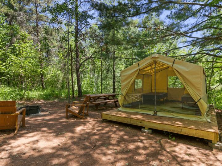 Cabin Tent 7 True North Basecamp Tents for Rent in Crosby