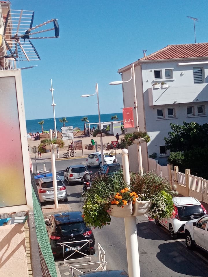 Séjour Valras-plage T3 Vue Mer (50m Centre Et Mer) - Sérignan