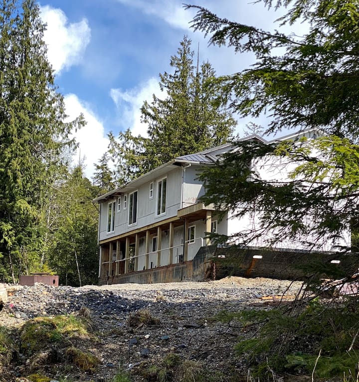 Private room 1 at unique “Barge Inn” Oona River in North Coast, British Columbia, Canada Airbnb