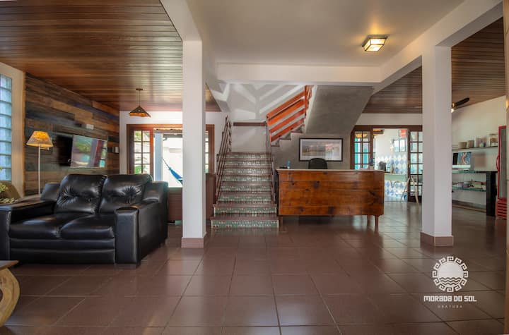 Aconchegante, Piscina, 200 Mts Da Areia, 7 Quartos - Ubatuba