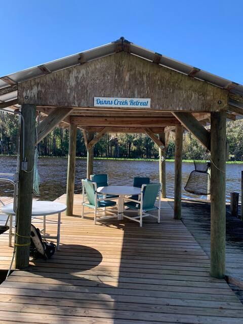 RIVER FRONT HOUSE ON DUNNS CREEK AMAZING  LOCATION