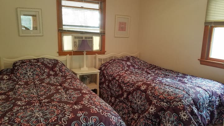 Spálňa s oddelenými posteľami na 2. poschod