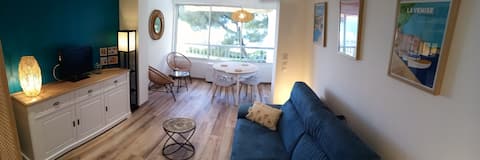 Top performing Airbnb: 32 m² CARRO apartment - 100 m from the beach, 4 people in Martigues