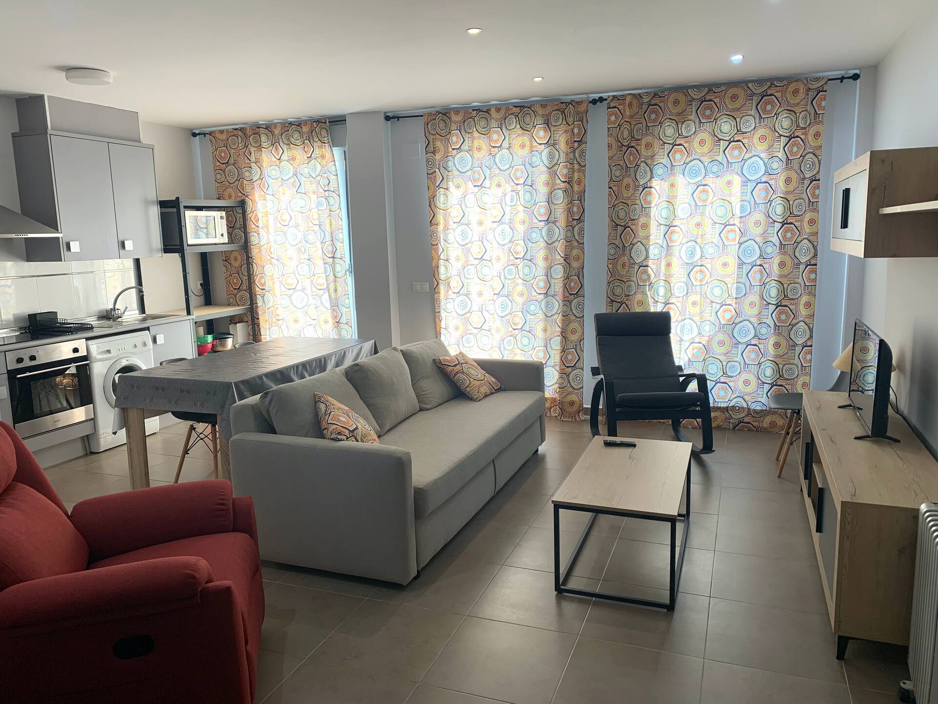 2 bedrooms appartement with city view and furnished terrace at Benicarlo 1 km away from the beach